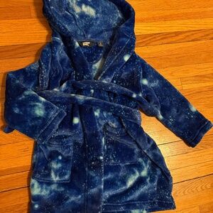 Lands End plush hooded robe - 2T